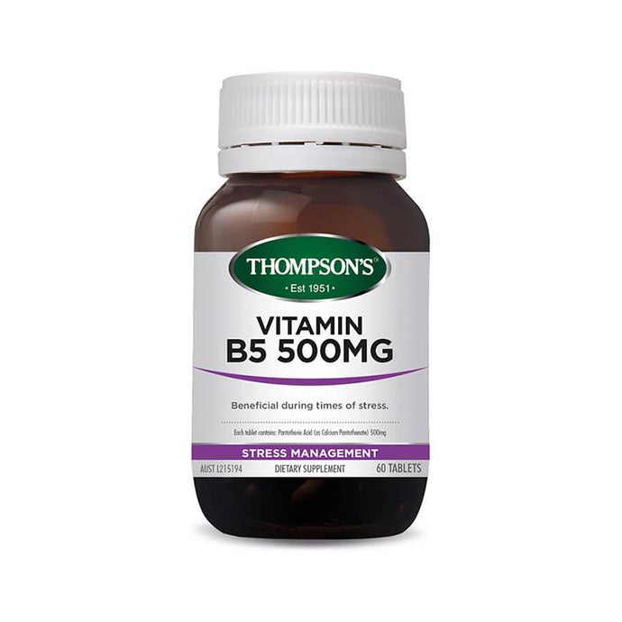 Thompson's Vitamin B5 500mg 60 Tablets