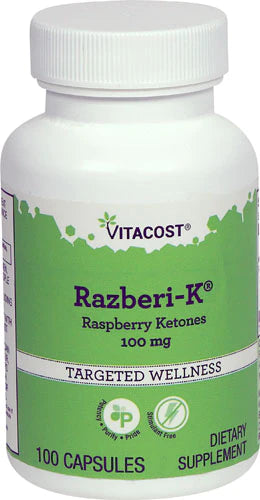 Razberi-K® - Raspberry Ketones 100 mg 100 Capsules