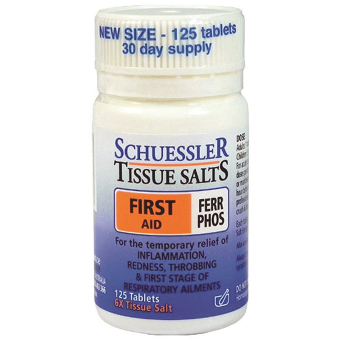 Martin & Pleasance Schuessler Tissue Salts Ferr Phos First Aid 125 Tablets
