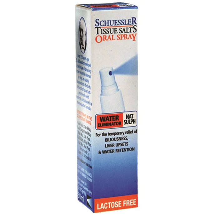 Martin & Pleasance Schuessler Tissue Salts Nat Sulph Water Eliminator 30ml Spray