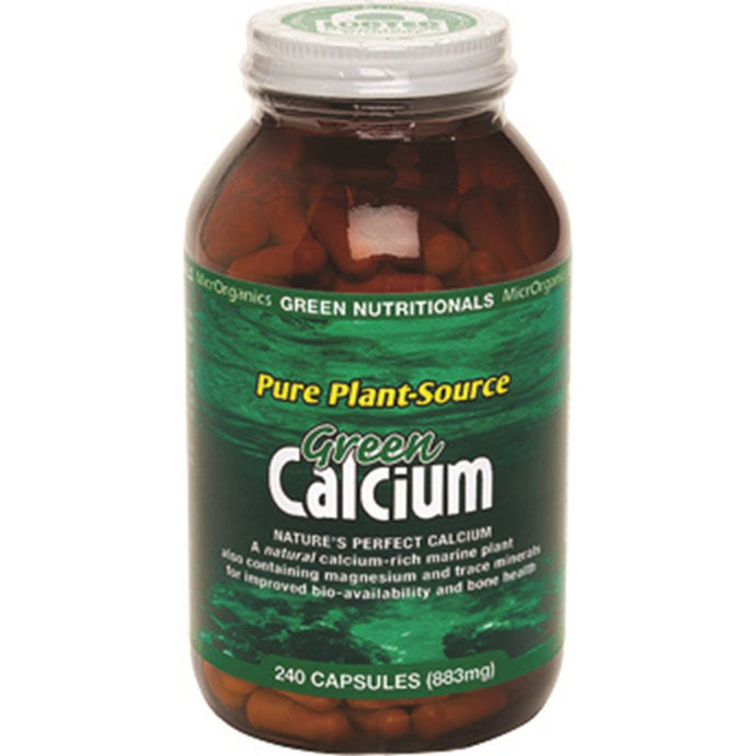 Microrganics Green Nutritionals Green Calcium (Pure Plant-Source) 240 Capsules