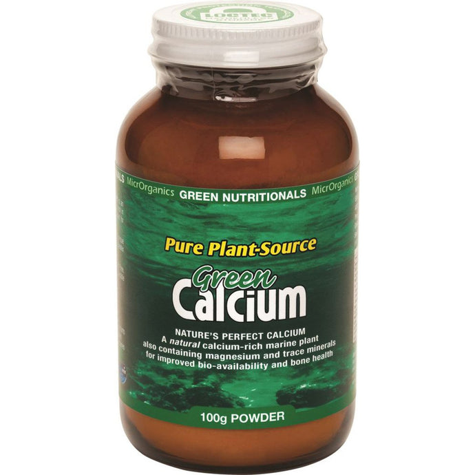 Microrganics Green Nutritionals Green Calcium (Pure Plant-Source) Powder 100g
