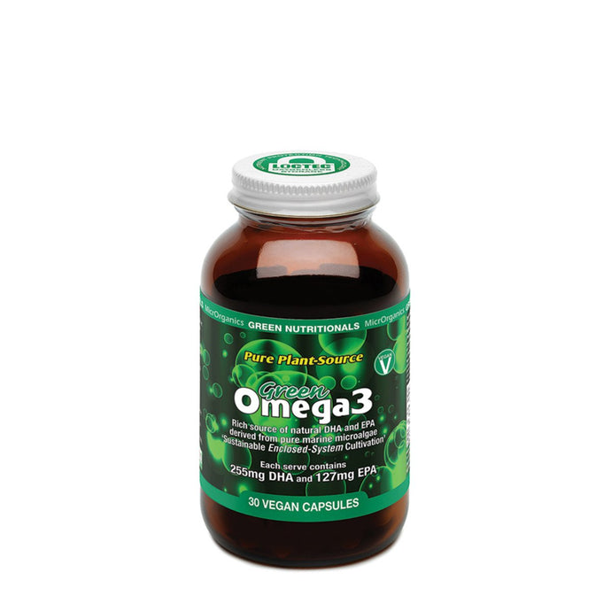 Microrganics Green Nutritionals Green Omega3 30 Veggie Capsules