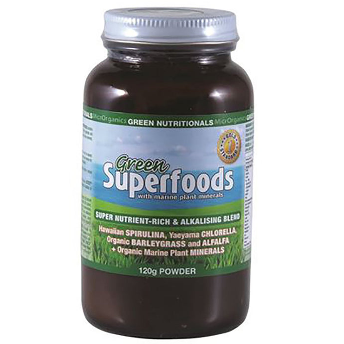 Microrganics Green Nutritionals Green Superfoods Powder 120g