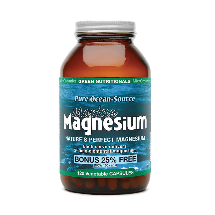 Microrganics Green Nutritionals Marine Magnesium 120 Capsules