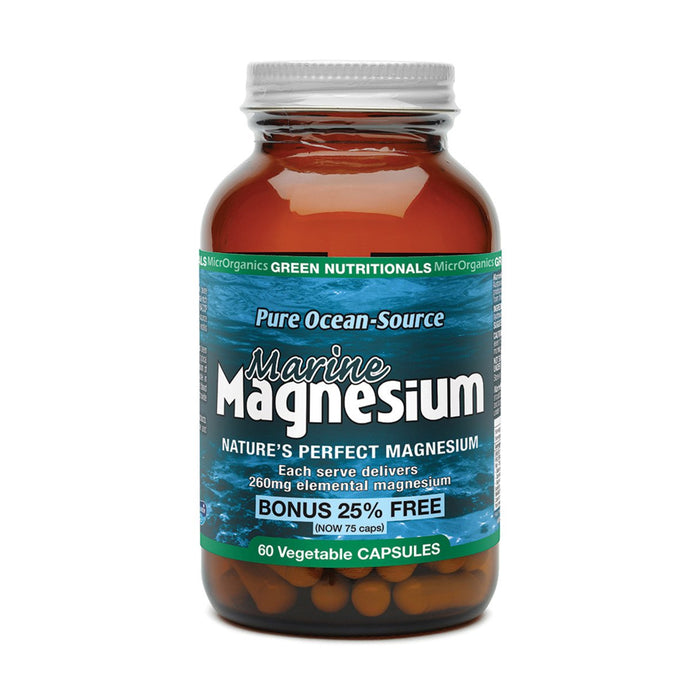 Microrganics Green Nutritionals Marine Magnesium 60 Capsules