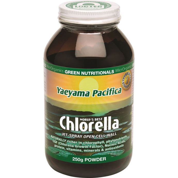 Microrganics Green Nutritionals Yaeyama Pacifica Chlorella Powder 250g