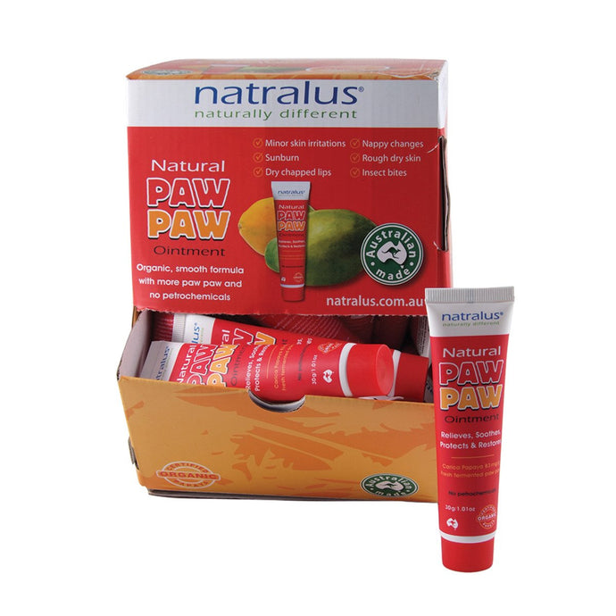 Natralus Essential Paw Paw Ointment 25g x 48 Counter Unit
