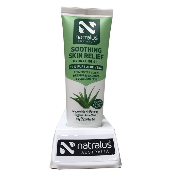 Natralus Soothing Skin Relief Aloe Vera Gel 75g x 6 Pack
