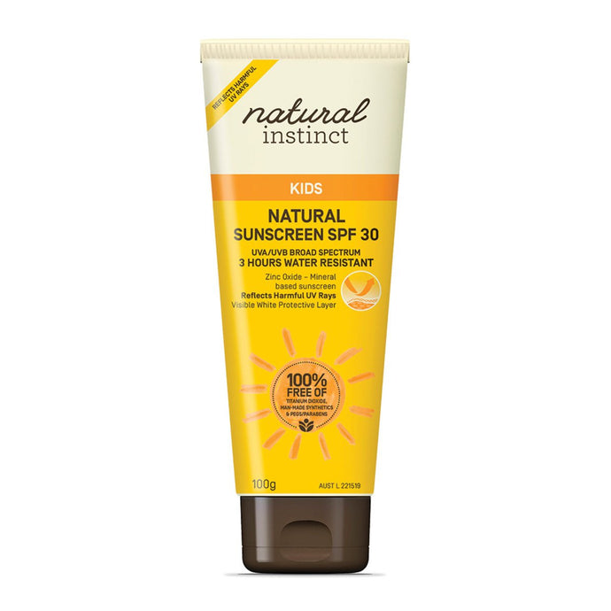 Natural Instinct Kids Natural Sunscreen spf 30 100g