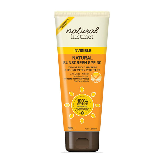 Natural Instinct Natural Invisible Sunscreen Spf 30 100g