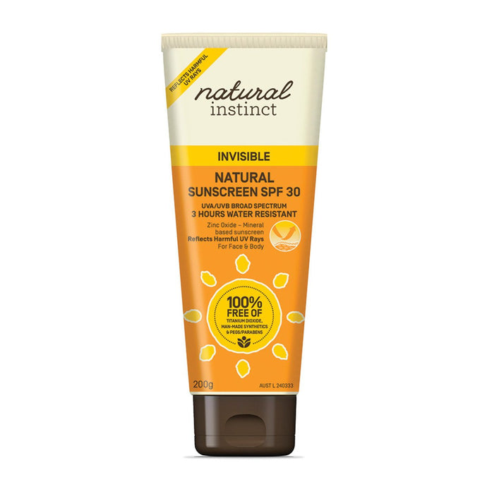 Natural Instinct Natural Invisible Sunscreen spf 30 200g
