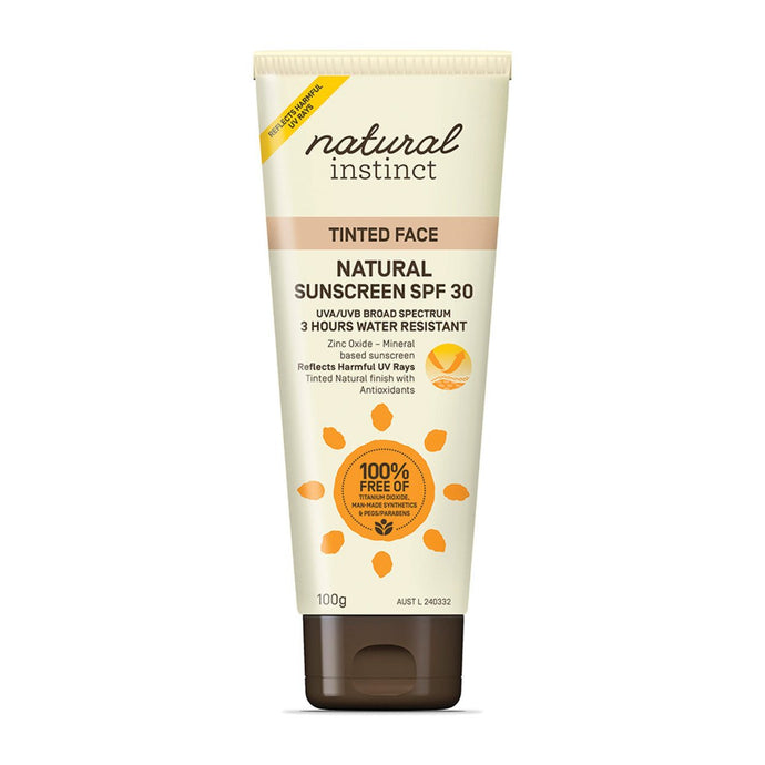 Natural Instinct Tinted Face Natural Sunscreen Spf 30 100g