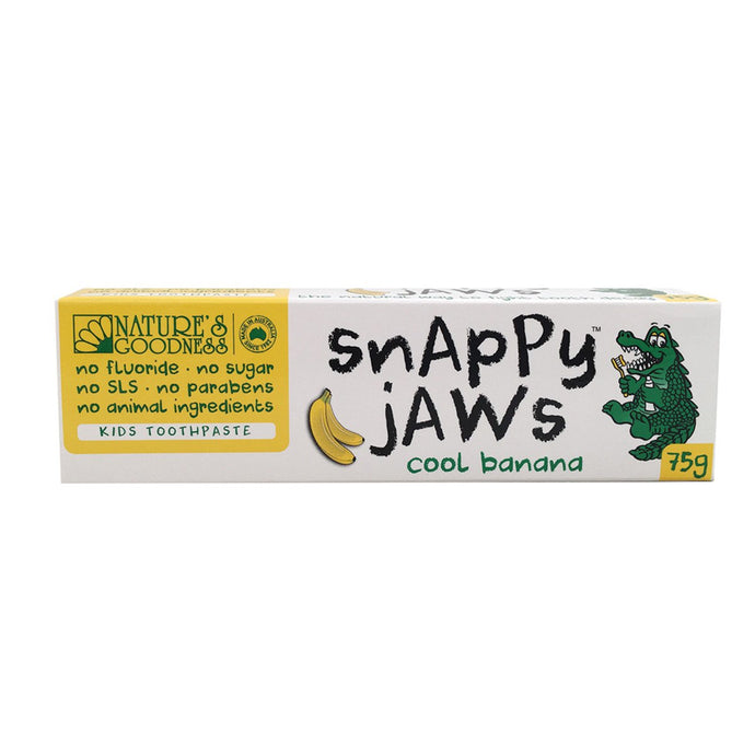 Nature'S Goodness Snappy Jaws Toothpaste Cool Banana 75g