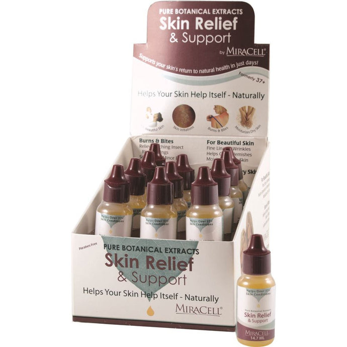 Nature'S Sunshine Miracell Skin Relief Support 14.7ml x 12 Pack