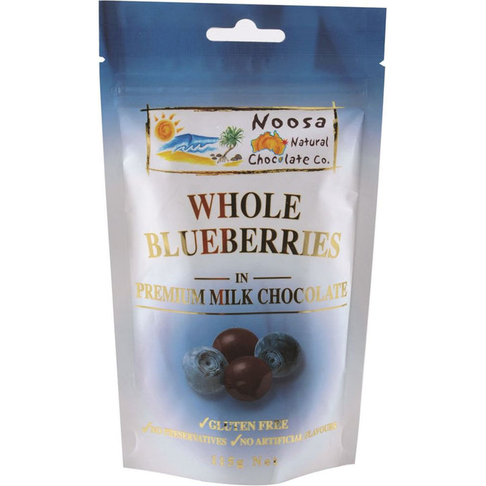Noosa Natural Blueberries Milk Chocolate 115g