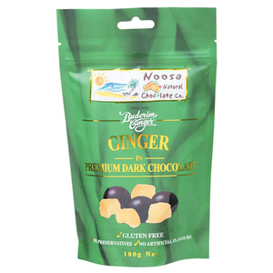 Noosa Natural Ginger In Dark Chocolate 100g