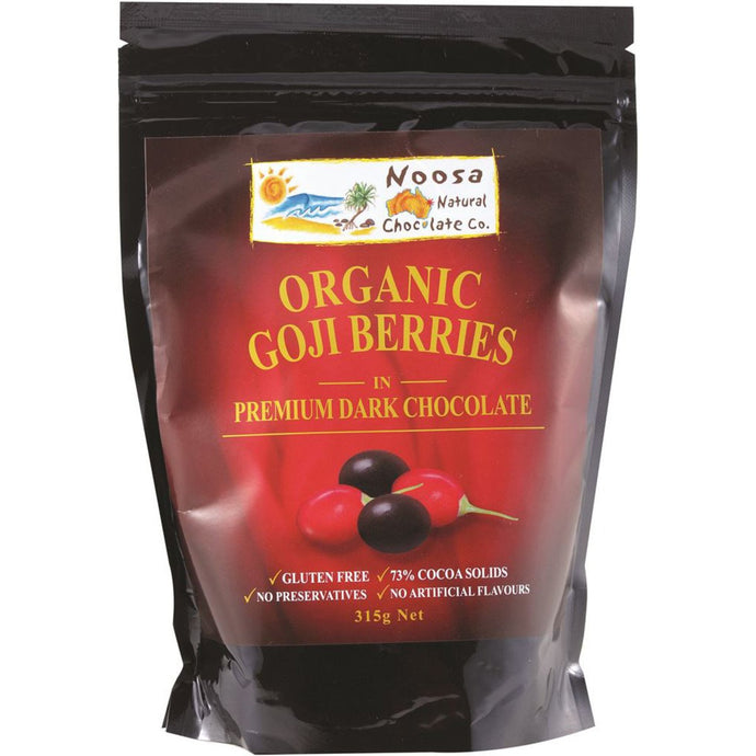 Noosa Natural Goji Berries Dark Chocolate 315g