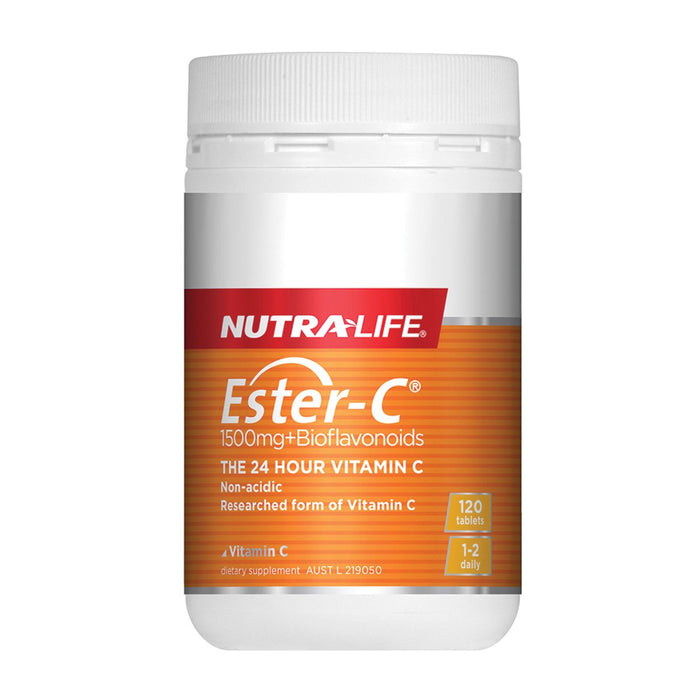 Nutralife Ester C 1500Mg + Bioflavonoids 120 Tablets