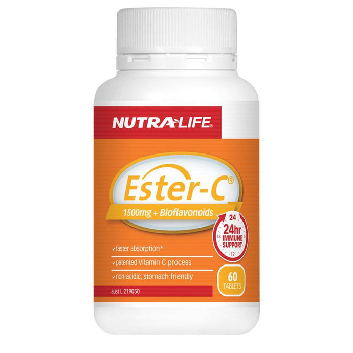 Nutralife Ester C 1500Mg + Bioflavonoids 60 Tablets