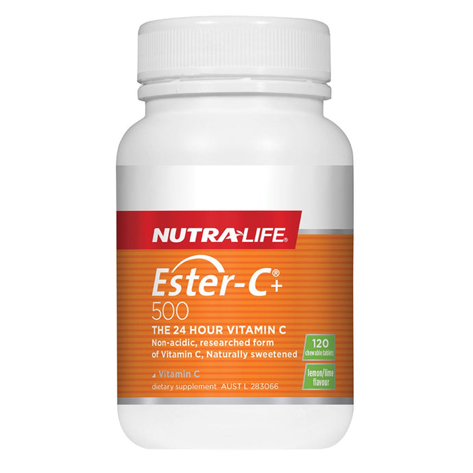 Nutralife Ester C+ 500Mg Chewable 120 Tablets