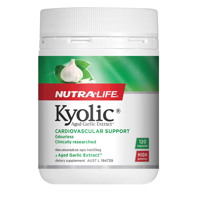 Nutralife Kyolic Aged Garlic Extract High Potency 120 Capsules