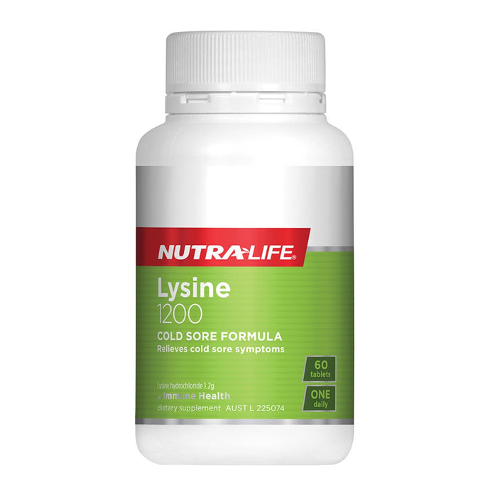 Nutralife Lysine 1200Mg 60 Tablets