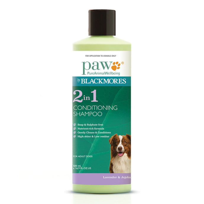 Paw Conditioning Shampoo 2 In 1 (Lavender & Jojoba) 500ml