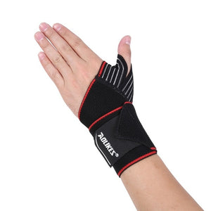 AOLIKES 1pc Sports Wrist Band Wrist Support Strap Wraps Hand Sprain Wraps Bandage Fitness Training Safety Hand Bands Belt