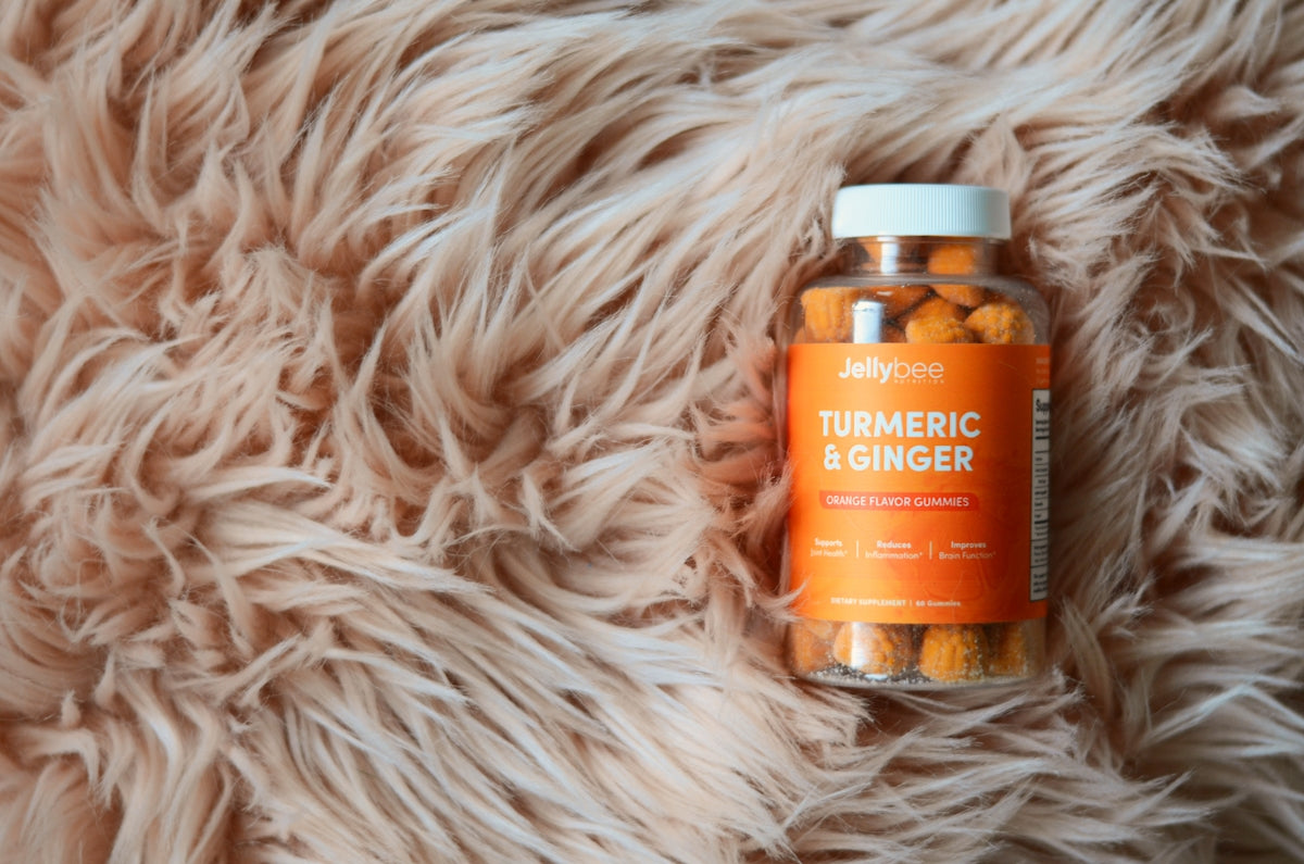 orange and white labeled bottle