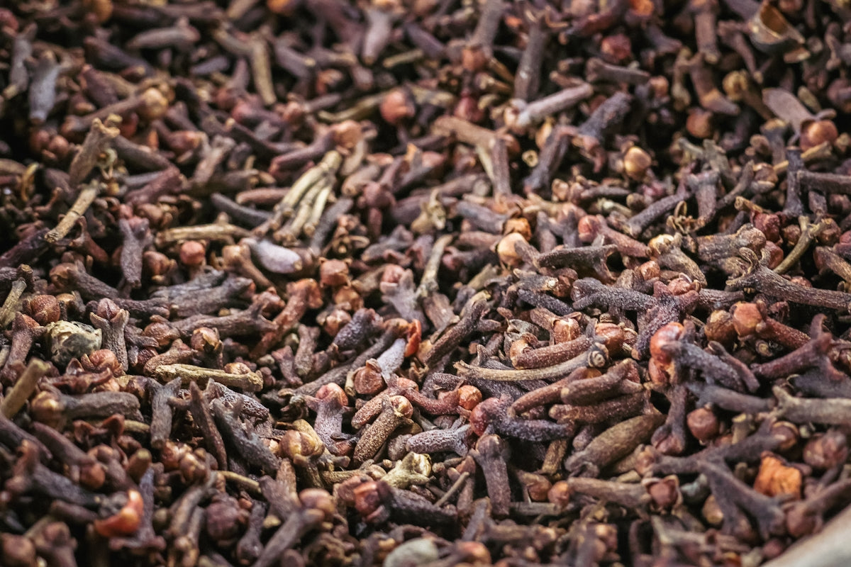 A close up of a mixture of brown beans