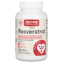 Load image into Gallery viewer, Jarrow Formulas Resveratrol 100 mg 120 Veggie Capsules