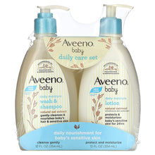 Load image into Gallery viewer, Aveeno, Baby, Daily Care Set, 2 Piece Set
