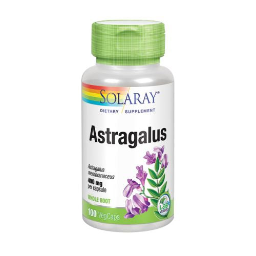 Solaray, True Herbs, Astragalus, 400 mg , 100 VegCaps