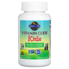 Load image into Gallery viewer, Garden of Life Vitamin Code Kids Chewable Whole Food Multivitamin for Kids Cherry Berry 60 Chewable Bears