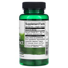 Load image into Gallery viewer, Swanson GreenFoods Formulas Spinach Leaf Extract 20:1 650mg 60 Veggie Capsules
