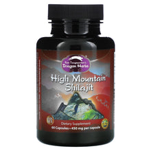 Load image into Gallery viewer, Dragon Herbs ( Ron Teeguarden ), High Mountain Shilajit, 450 mg, 60 Capsules