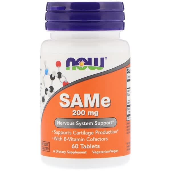 Now Foods SAMe 200mg 60 Tablets