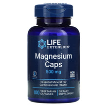Load image into Gallery viewer, Life Extension, Magnesium Caps, 500 mg, 100 Vegetarian Capsules