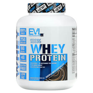 EVLution Nutrition, 100% Whey Protein, Double Rich Chocolate, 5lb (2.268 kg)