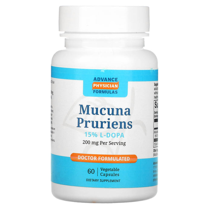 Advance Physician Formulas, Mucuna Pruriens, 200 mg, 60 Vegetable Capsules