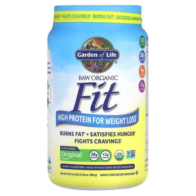 Garden of Life, RAW Organic Fit, High Protein for Weight Loss, Original, 1 lbs 15.39 oz (890 g)