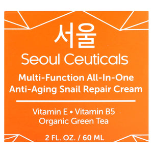 SeoulCeuticals, Multi-Function All-In-One Anti-Aging Snail Repair Cream, 2 fl oz (60 ml)