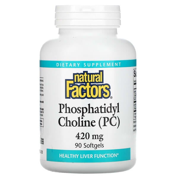 Natural Factors Phosphatidyl Choline (PC) 420mg 90 Softgels