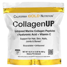 Load image into Gallery viewer, California Gold Nutrition, CollagenUP, Hydrolyzed Marine Collagen Peptides with Hyaluronic Acid and Vitamin C, Unflavored, 16.37 oz (464 g)