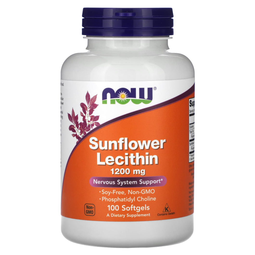 Now Foods, Sunflower Lecithin, 1200mg 100softgels