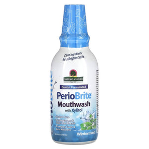 Nature's Answer, PerioBrite, Mouthwash with Xylitol, Wintermint, 16 fl oz (480 ml)