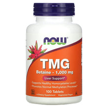 Load image into Gallery viewer, Now Foods TMG 1000mg 100 Tablets