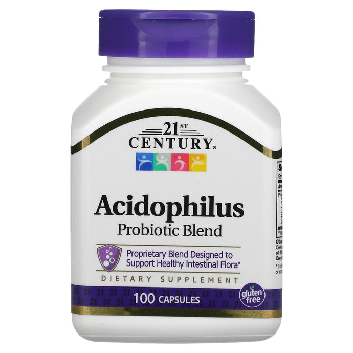 21st Century, Acidophilus Probiotic Blend, 100 Capsules