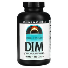 Load image into Gallery viewer, Source Naturals DIM (Diindolymethane) 100 mg 180 Tablets
